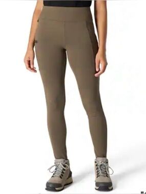 New CARHARTT Force Fitted Lightweight Leggings BN3609 Tarmac Taupe Brown NWT